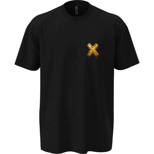 Limited Edition GoldX20 Black 2025 Teeshirt Oversize X SHAKETHAT